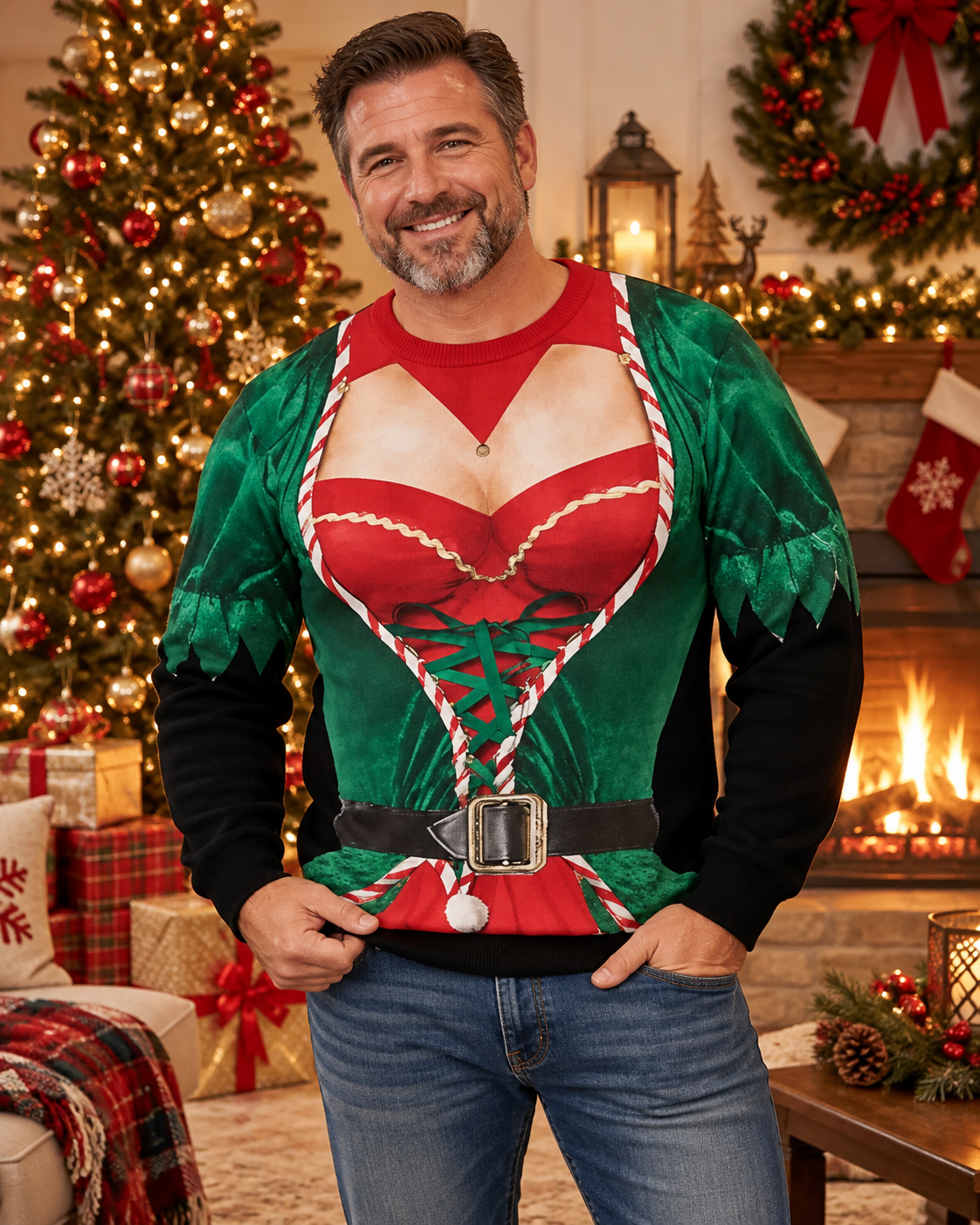 Men's Funny Ugly Christmas Sweater