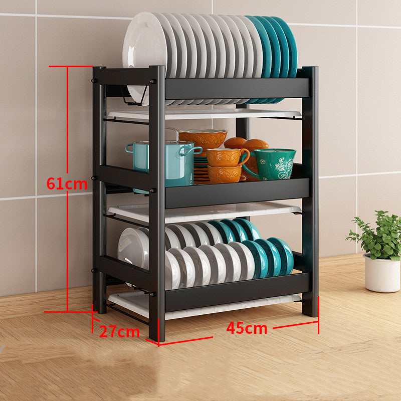 Kitchen Racks To Dry The Dish Rack Drain Rack Tableware Storage Box