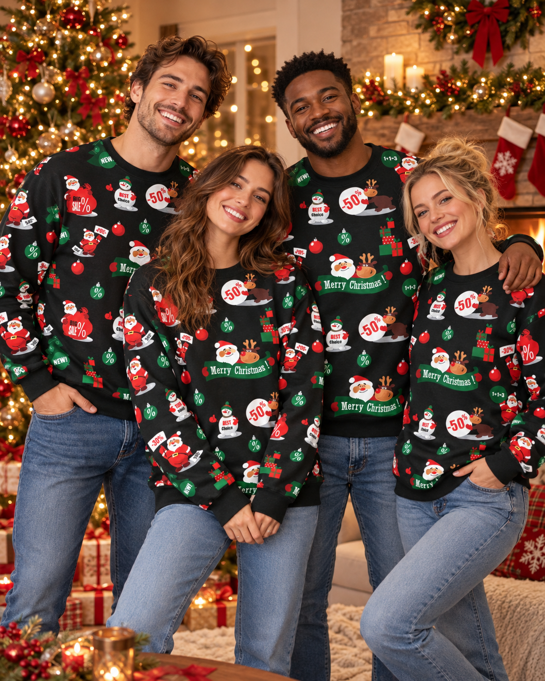 Men's Funny Christmas Sweatshirt