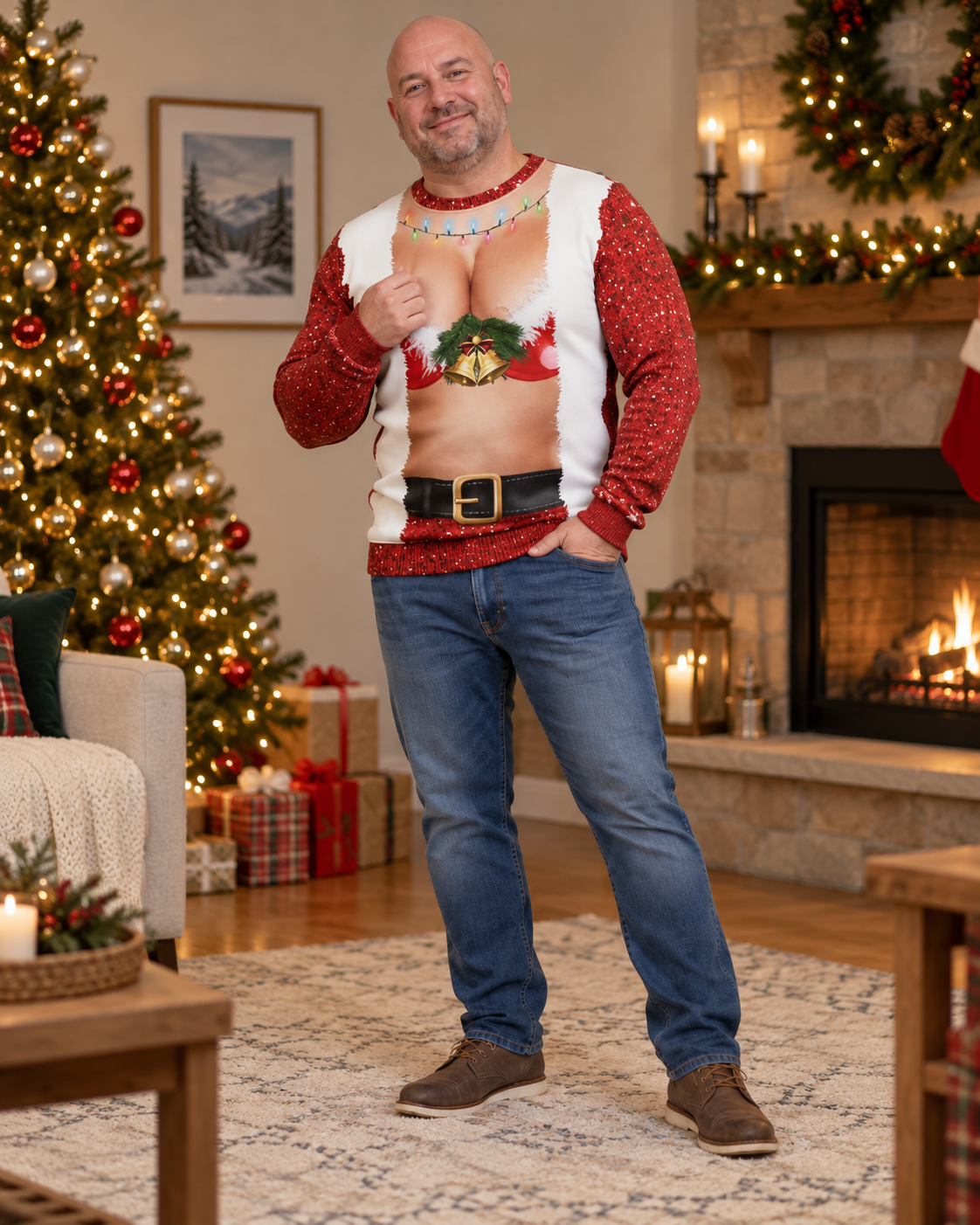 Men's Funny Ugly Christmas Sweater