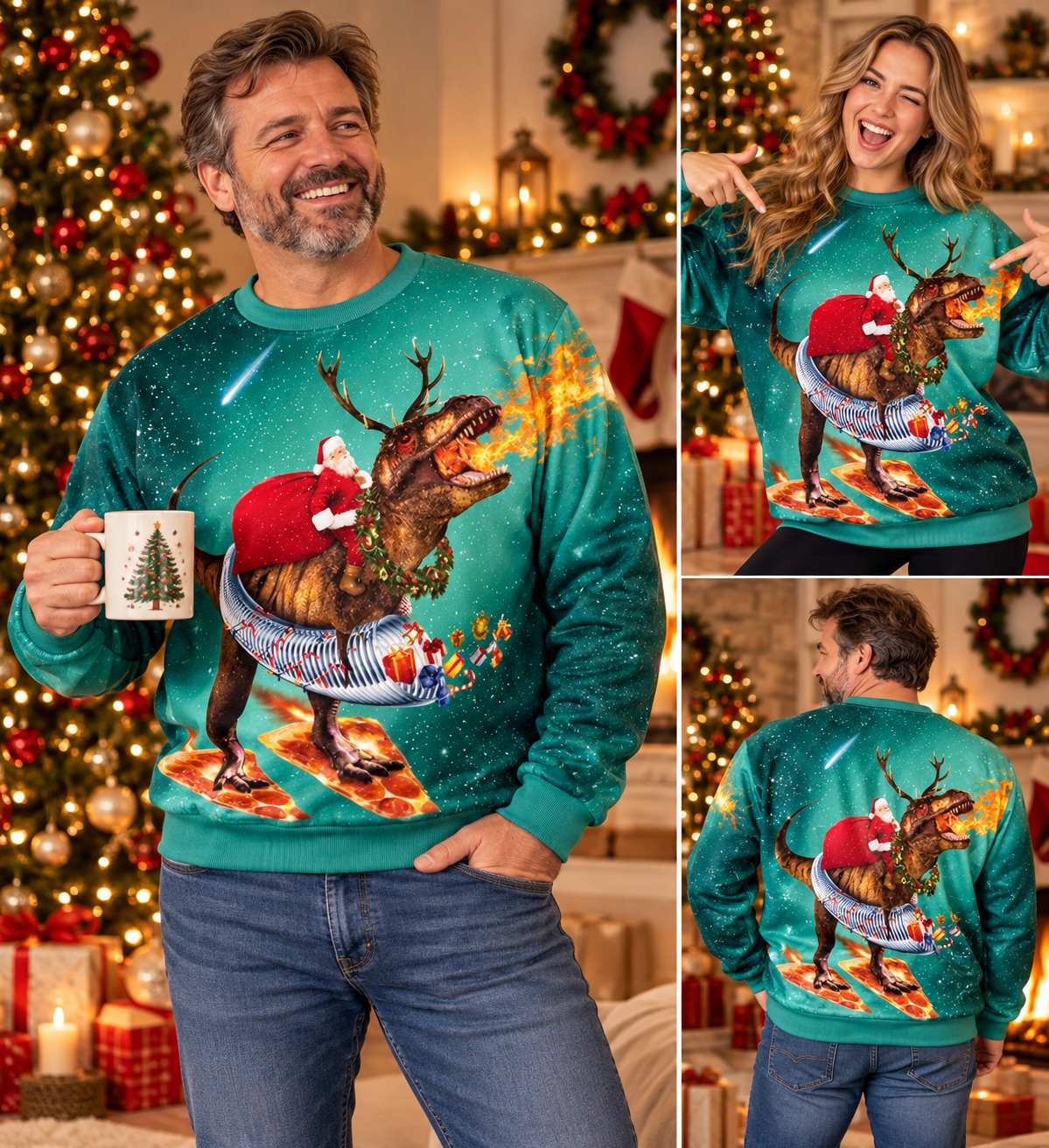 Men's Funny Christmas Sweatshirt