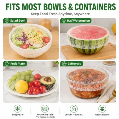 Disposable Stretch Food Covers – Elastic Covers