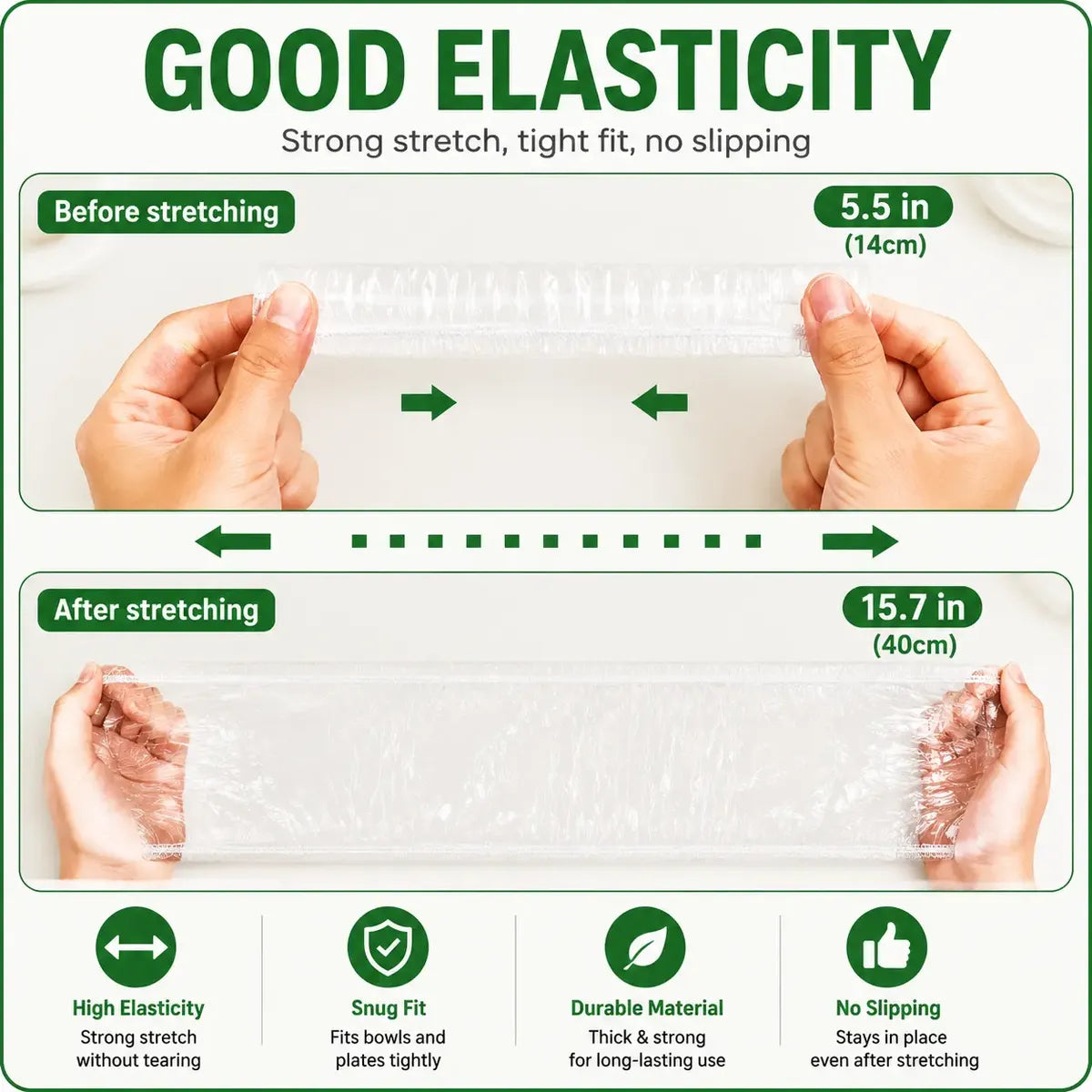 Disposable Stretch Food Covers – Elastic Covers