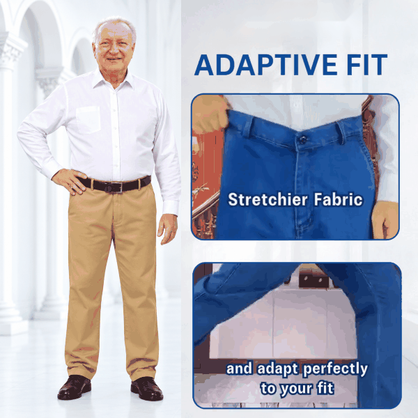 Men’s Relaxed Fit Casual Trousers